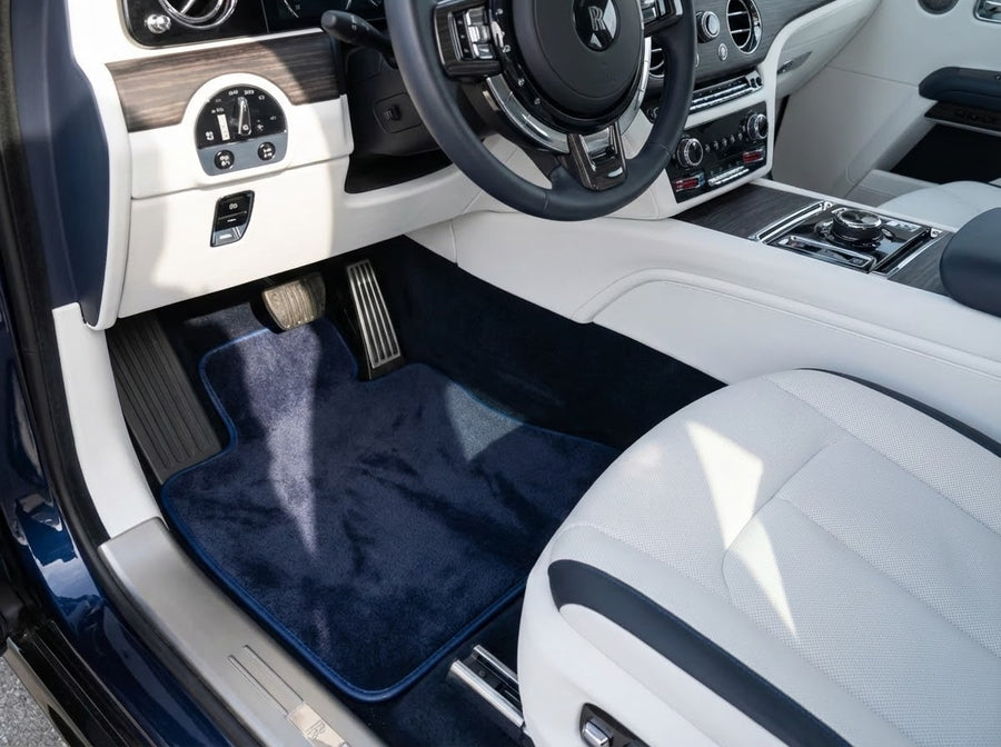 Tapis de voiture pour Rolls Royce Spectre (2023-2024) Bleu