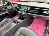 Pink Sheepskin Floor Mats For Rolls Royce Ghost Series II (2021-2024) Er56 Design Brand