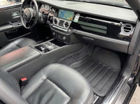 Leather Floor Mats For Rolls Royce Black Badge Ghost Series II (2021-2024) Black