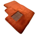 Ginger Color Sheepskin Floor Mats for Rolls-Royce Cullinan (2018-2023) - AutoWin