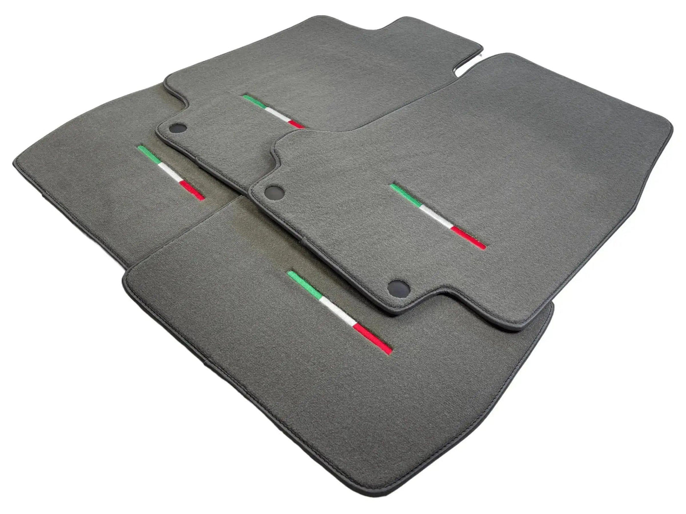 Gray Floor Mats For Maserati GranTurismo Sport (2012-2019) IT Edition - AutoWin