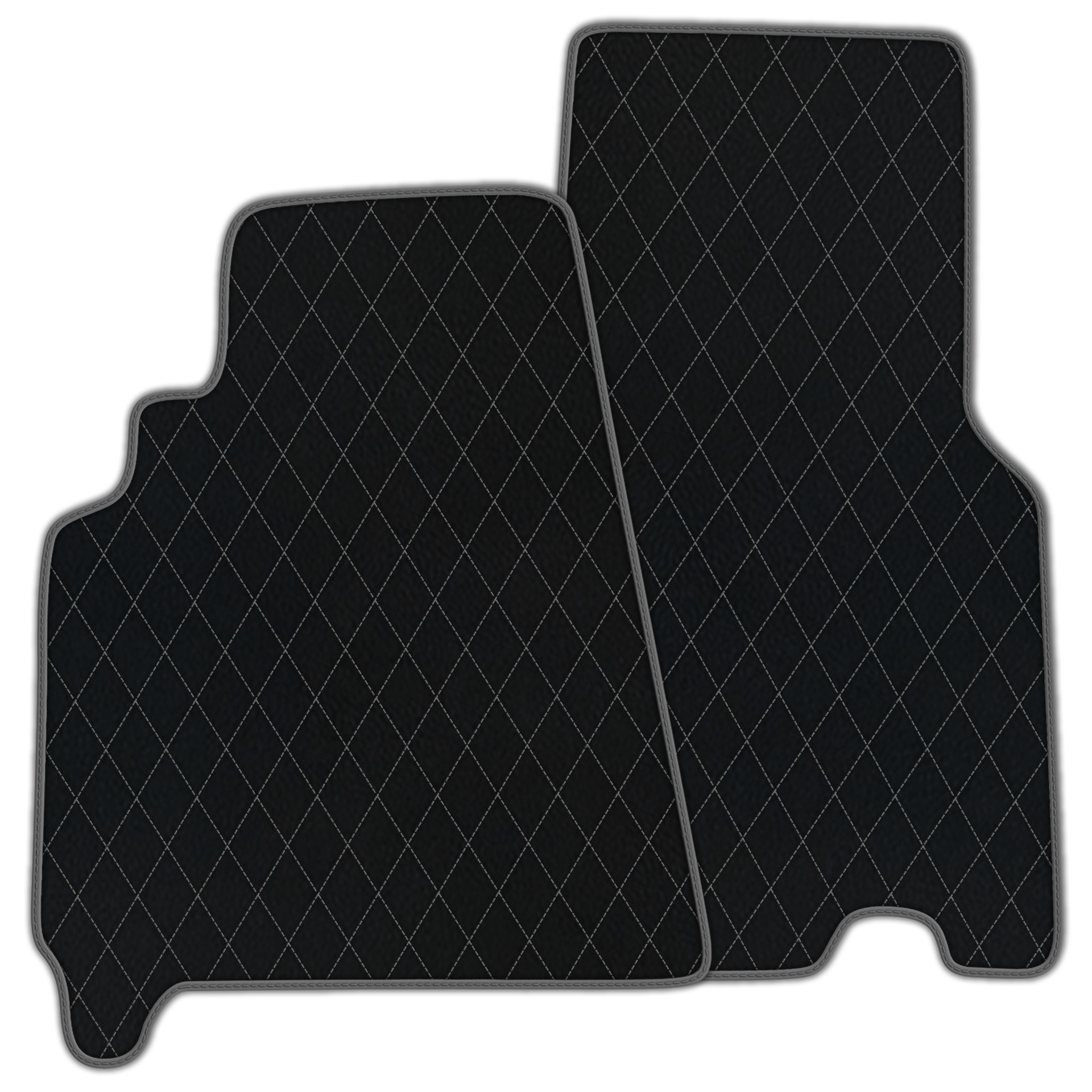 Customizable Leather Floor Mats with Hex Pattern for Ferrari 550 Maranello (1996-2002) - AutoWin
