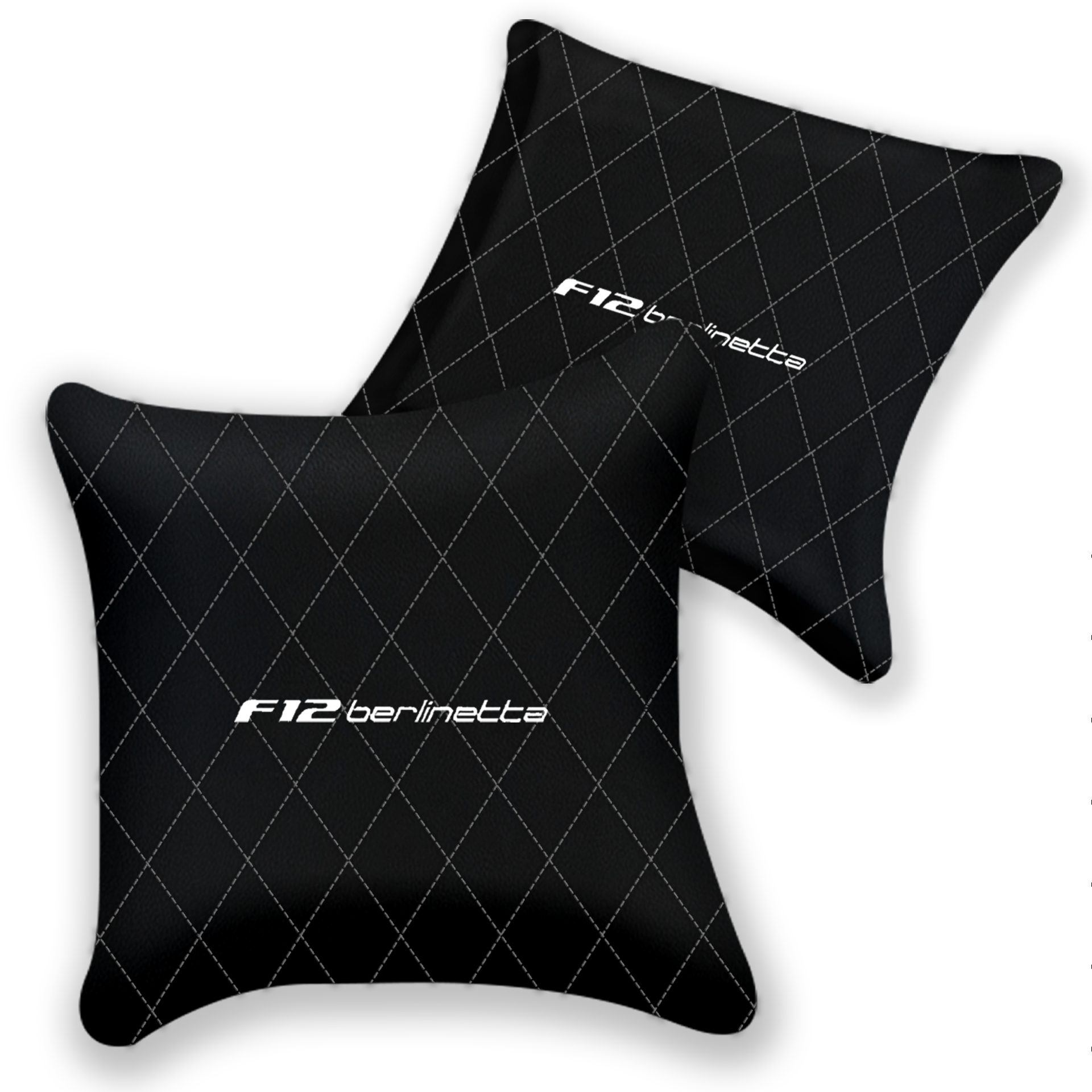 Customizable Black Leather Pillows for Ferrari California T 2015-2018