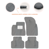 Premium Luxury Sheepskin Floor Mats for Bentley Bentayga 2015-2023