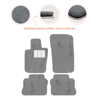 Luxurious Sheepskin Floor Mats for Porsche Panamera (2009-2016)