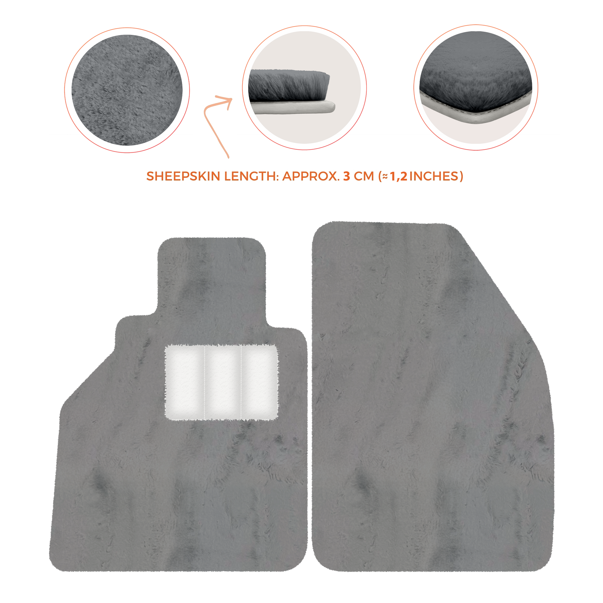 Dark Blue Floor Mats for Porsche 986 Boxster (1996-2004) with Leather - AutoWin