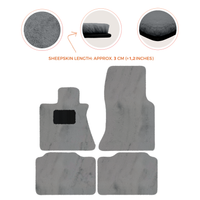 Premium Sheepskin Floor Mats for Rolls-Royce Phantom Sedan (2003-2016)