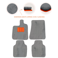 Premium Luxury Sheepskin Floor Mats for Ferrari Roma (2021-2024)