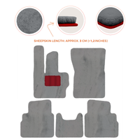 Premium Sheepskin Floor Mats for Mercedes-Benz G-Class W463 2008-2018