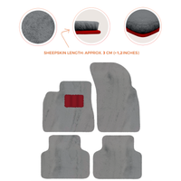 Premium Luxury Sheepskin Floor Mats for Bentley Bentayga 2015-2023