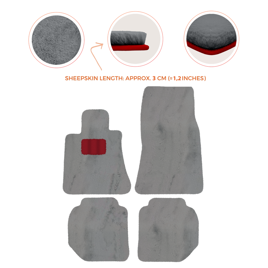 Luxury Sheepskin Floor Mats for Rolls-Royce Ghost Series I (2010-2014)