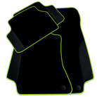 Customizable Black Floor Mats For Mercedes Benz C-Class S202 Estate (1996-2000)