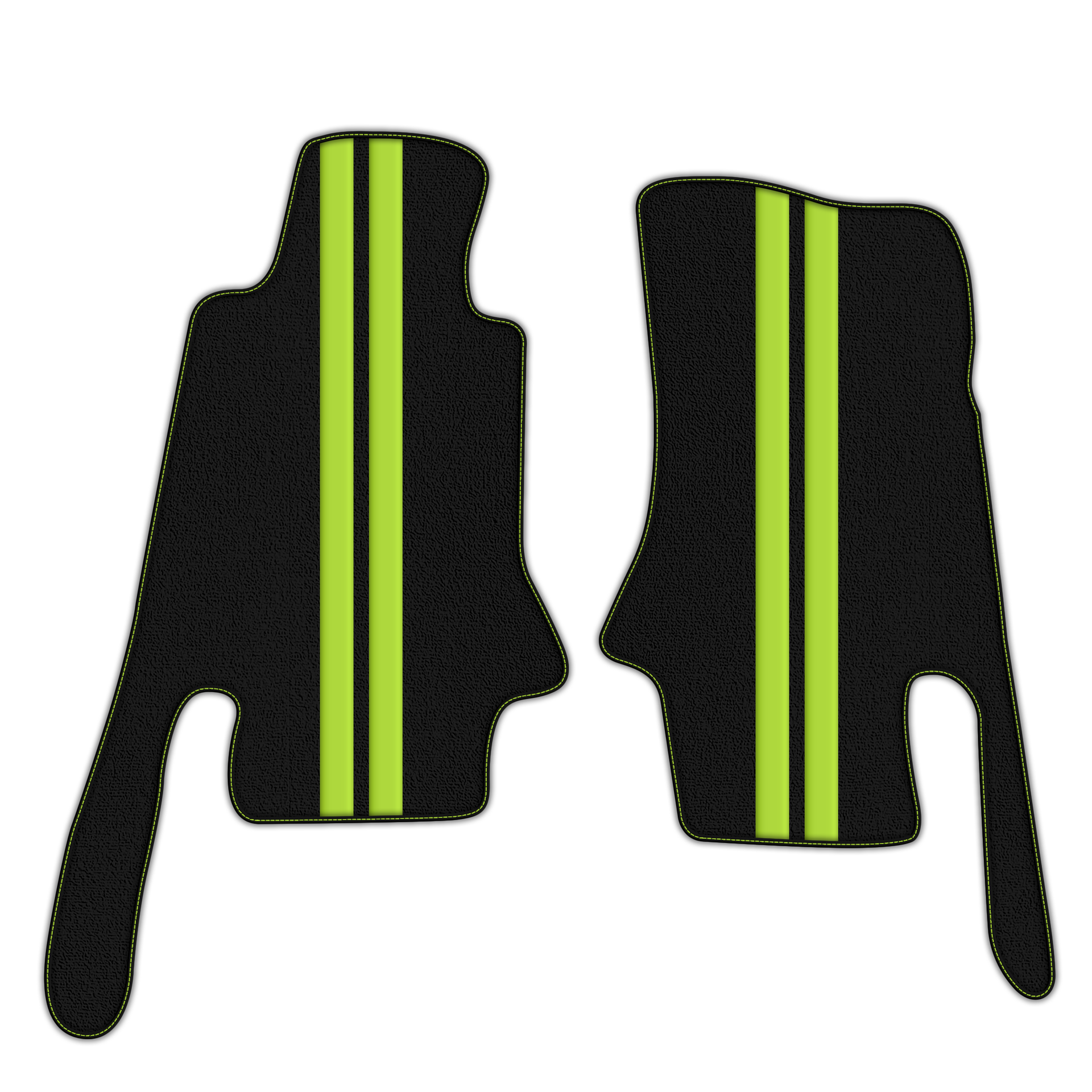 Custom Black Floor Mats for Chevrolet Corvette C4 (1984-1996)