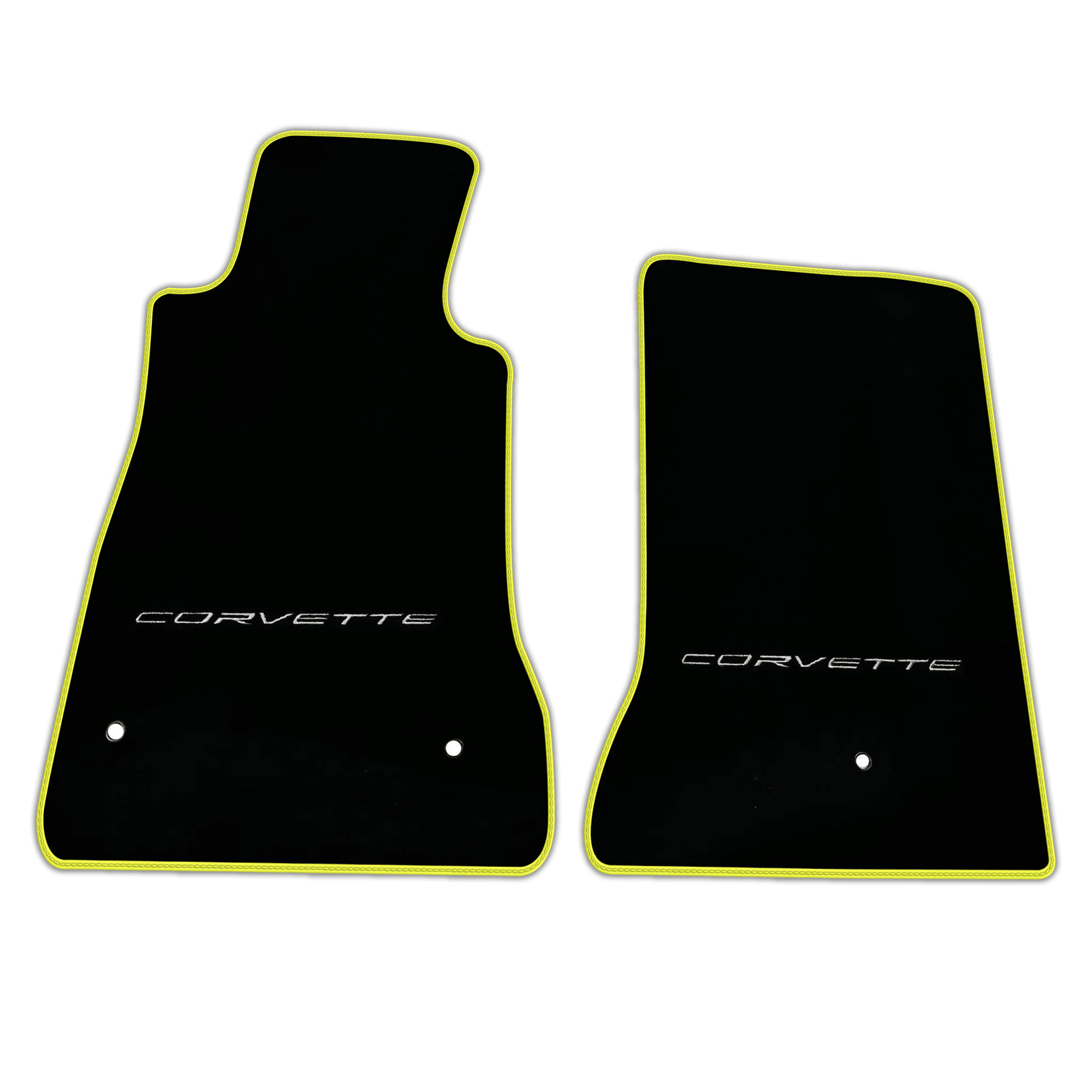 Black Floor Mats for Chevrolet Corvette C6 (2005-2013) | Various Trim Colors