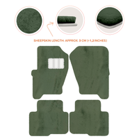 Premium Sheepskin Floor Mats for Land Rover Freelander (2007-2012)