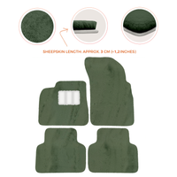 Premium Sheepskin Floor Mats for Lamborghini Countach 1974-1990
