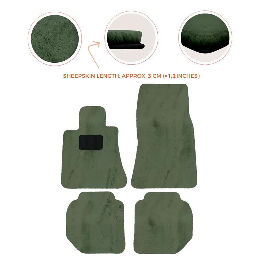 Luxury Sheepskin Floor Mats for Rolls-Royce Ghost Series I (2010-2014)