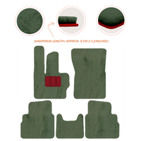 Premium Sheepskin Floor Mats for Mercedes-Benz G-Class W463 2008-2018