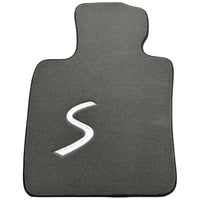 Grey Floor Mats for Mini Cabrio R52 Convertible (2004-2009) - AutoWin