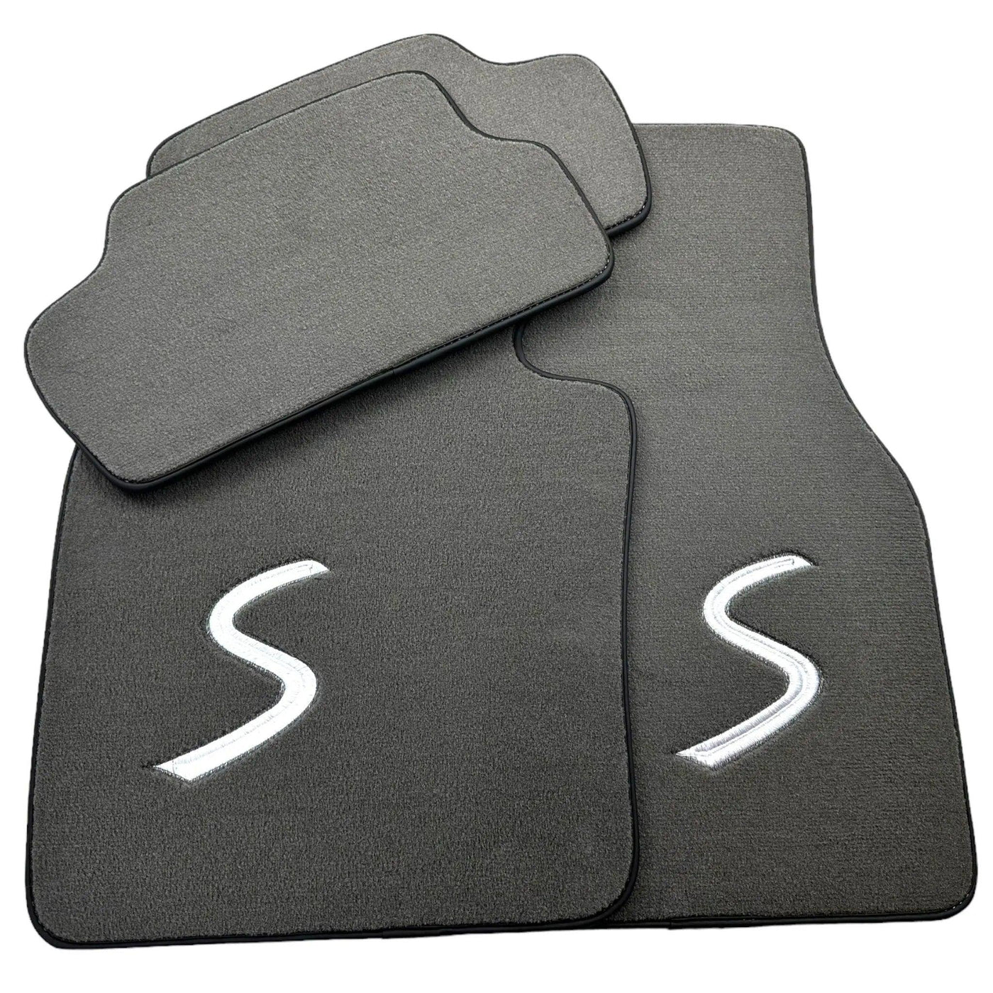 Grey Floor Mats for Mini Cabrio R52 Convertible (2004-2009) - AutoWin
