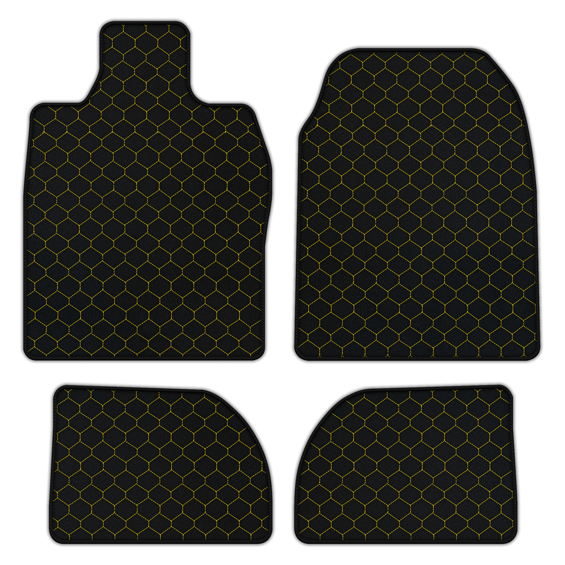 Custom Stylish Leather Floor Mats for Porsche 924 (1976-1988)