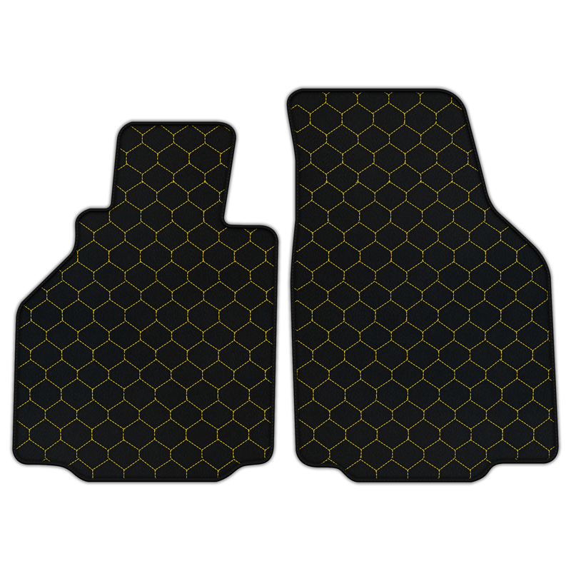 Customizable Leather Floor Mats with Hex Pattern for Porsche Porsche 911 GT3 (996) 1999–2005