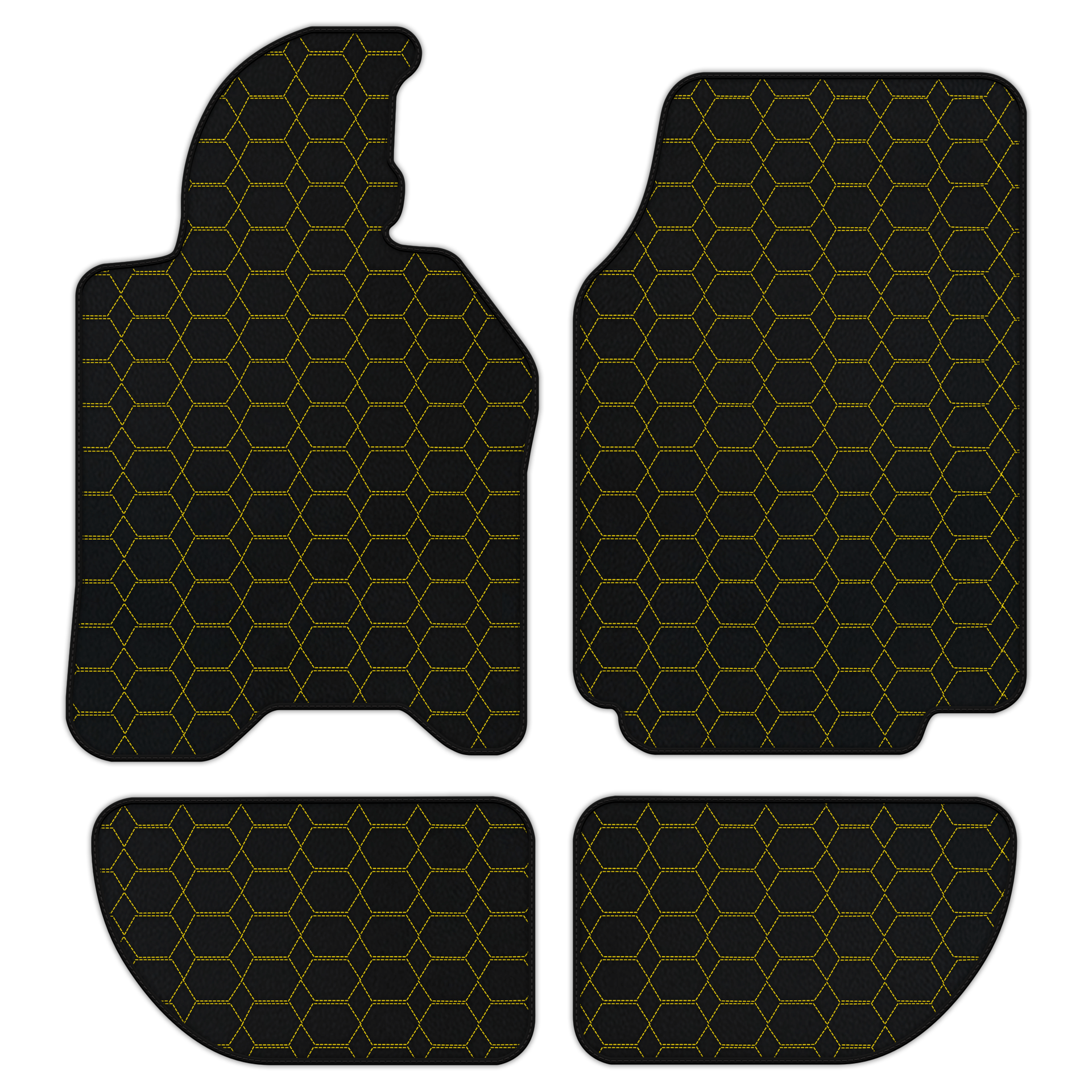 Premium Customizable Leather Floor Mats for Porsche 944 (1981-1991)