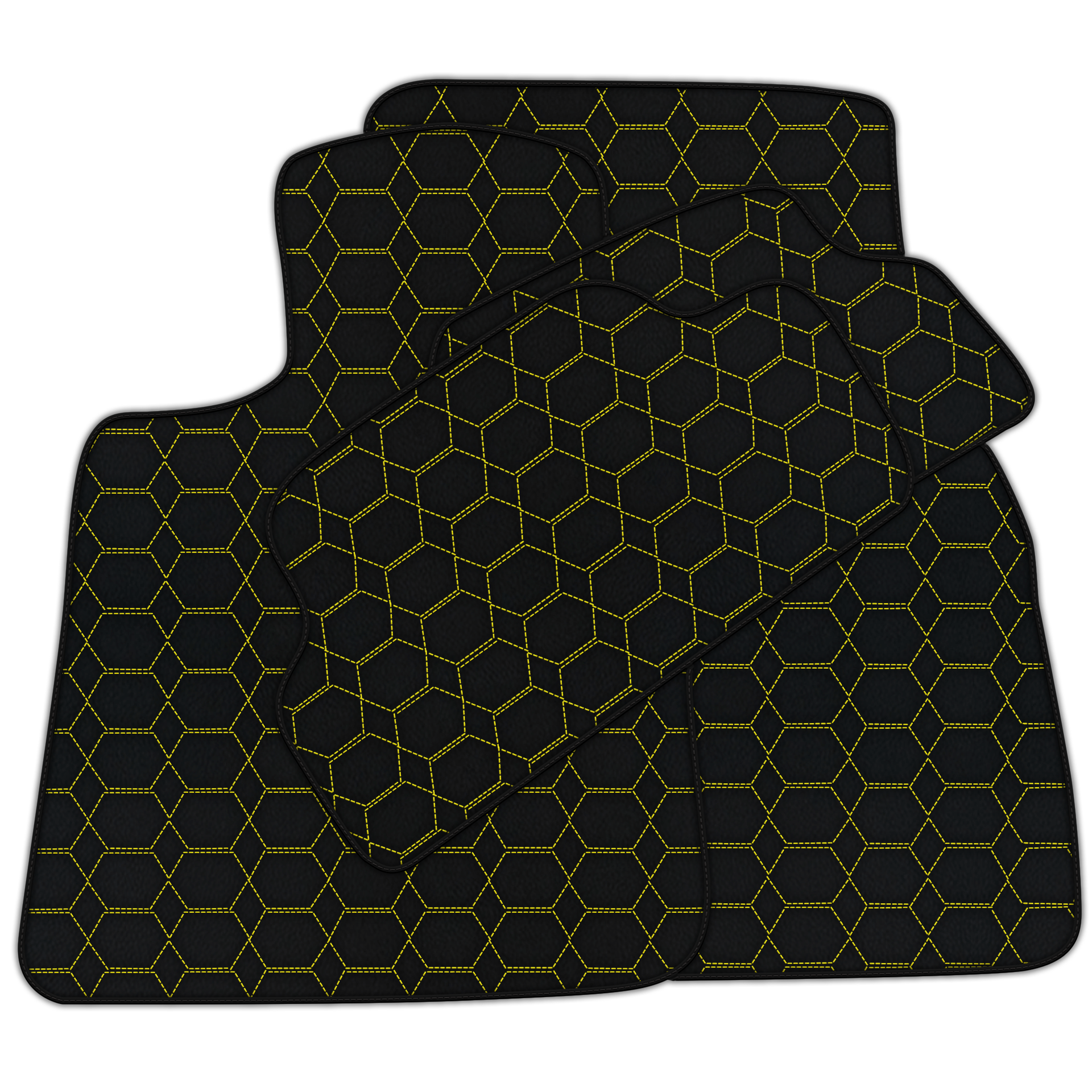 Customizable Leather Floor Mats for Mini Cabrio R56 (2009-2016)