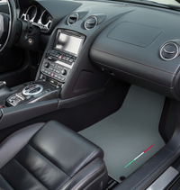 Maßgefertigte Fußmatten für Lamborghini Gallardo in Grau