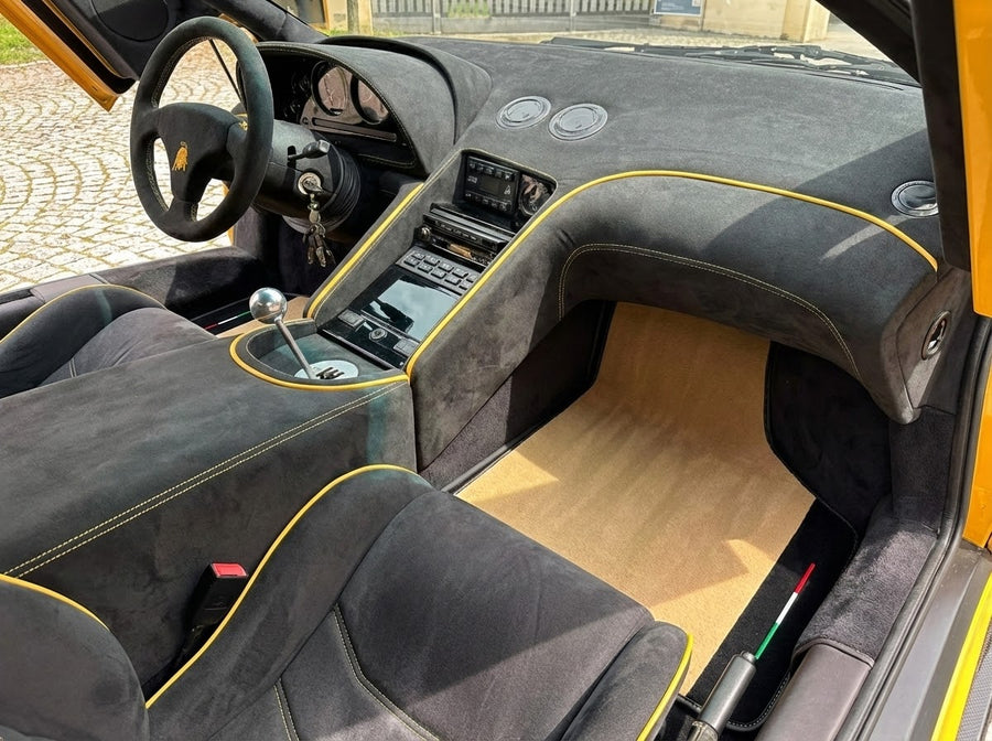 Tapis de voiture Beige Sur Mesure pour Lamborghini Diablo