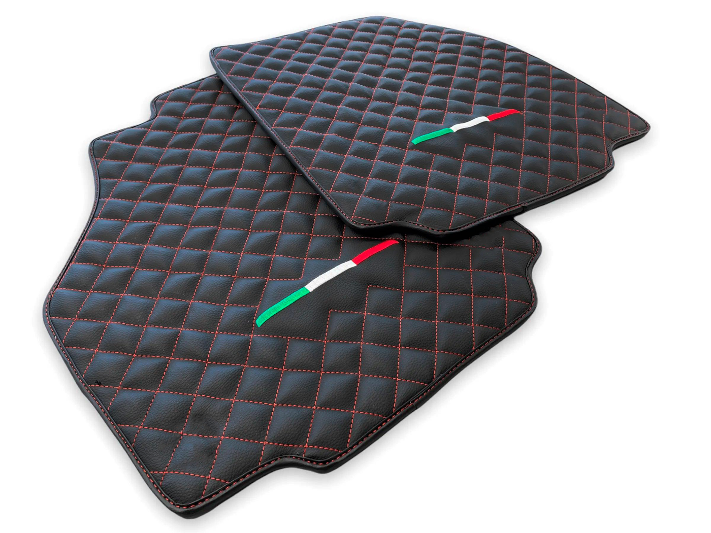 Leather Floor Mats For Ferrari 458 Speciale 2012-2015 Black