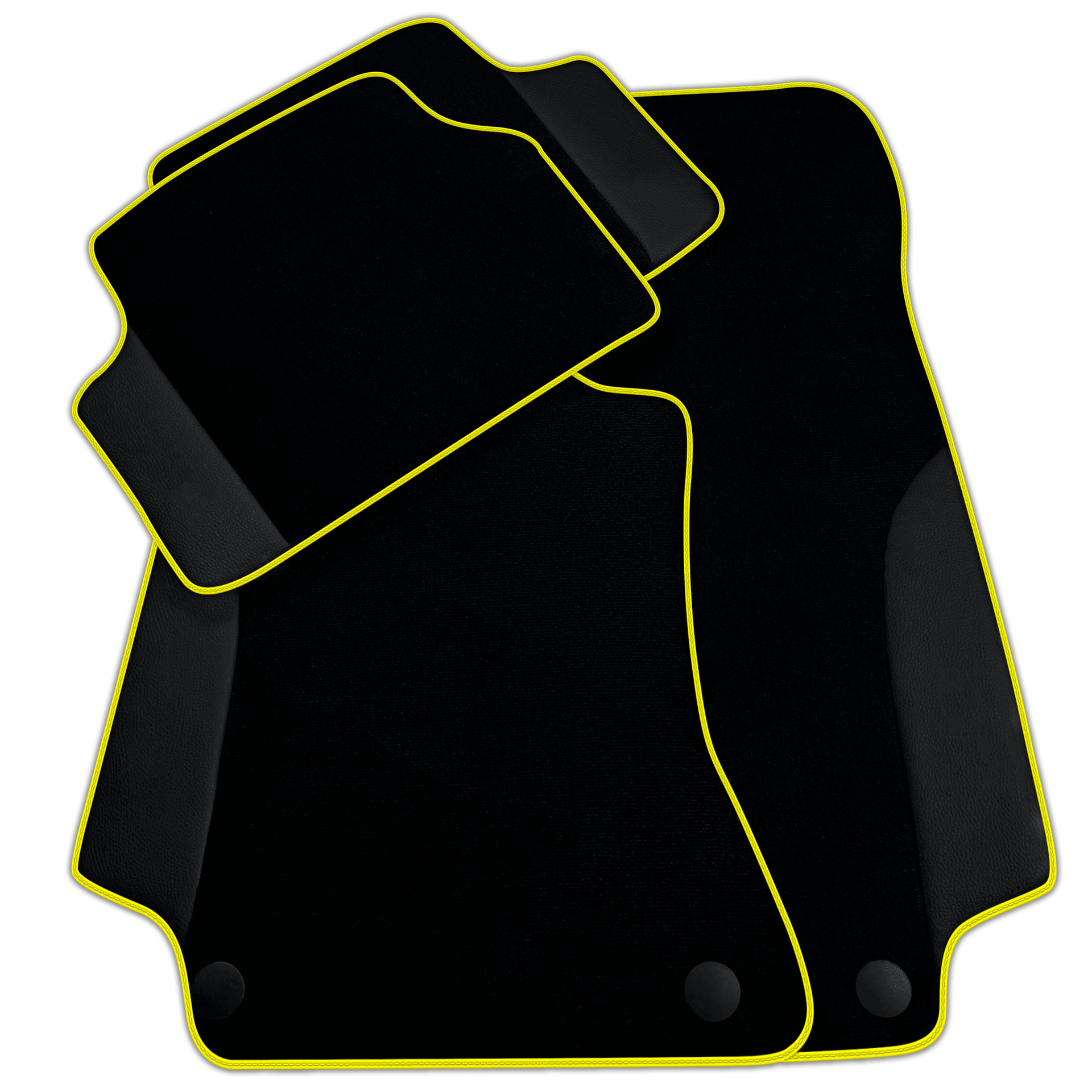 Customizable Black Floor Mats For Mercedes Benz GLC-Class C253 Coupe (2016-2019)