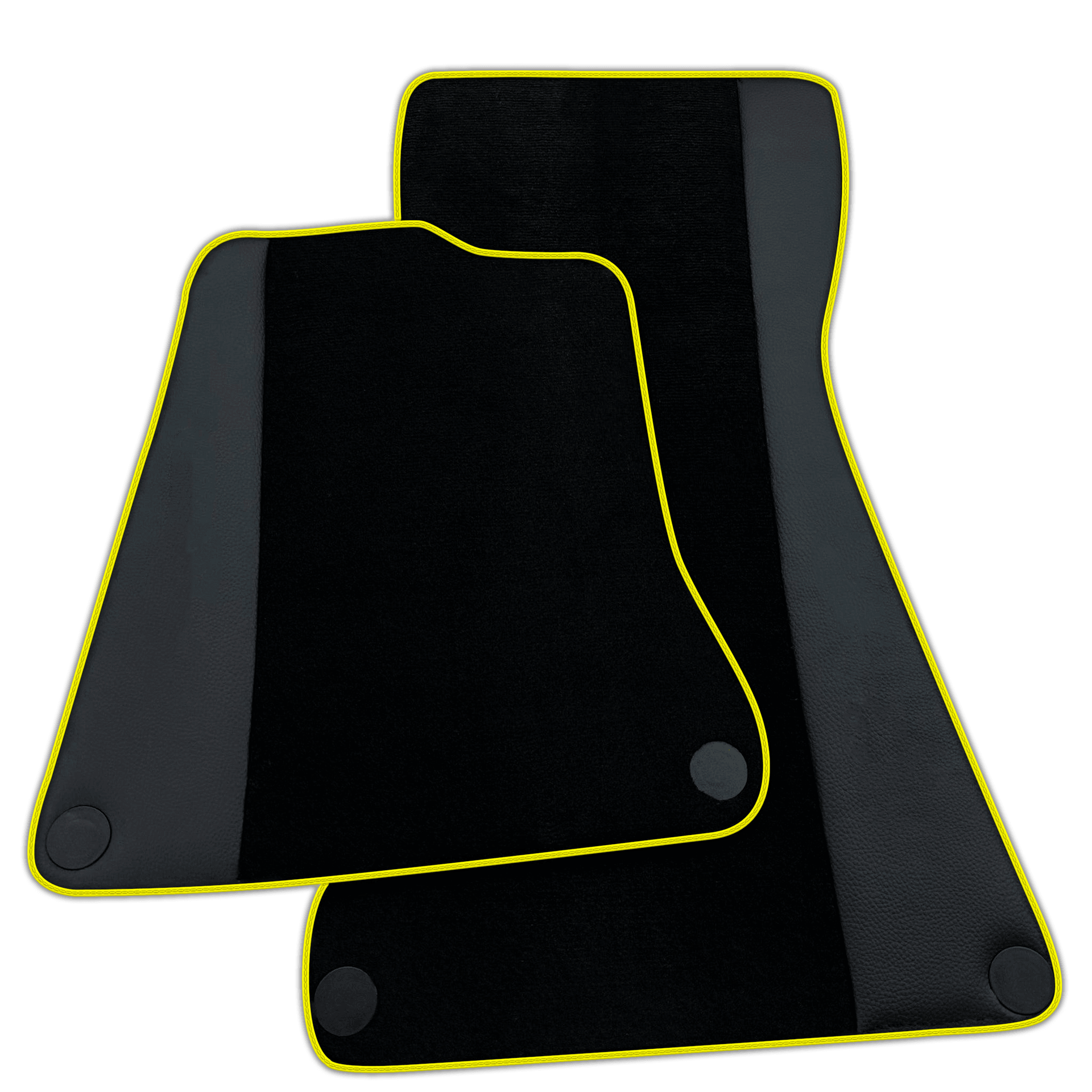 Black Floor Mats for McLaren MP4-12C (2011–2014) with Leather