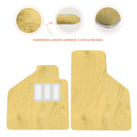 Premium Sheepskin Floor Mats for Lamborghini Aventador (2012-2022)