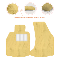 Premium Sheepskin Floor Mats for Porsche 718 Boxster (2016-2023)
