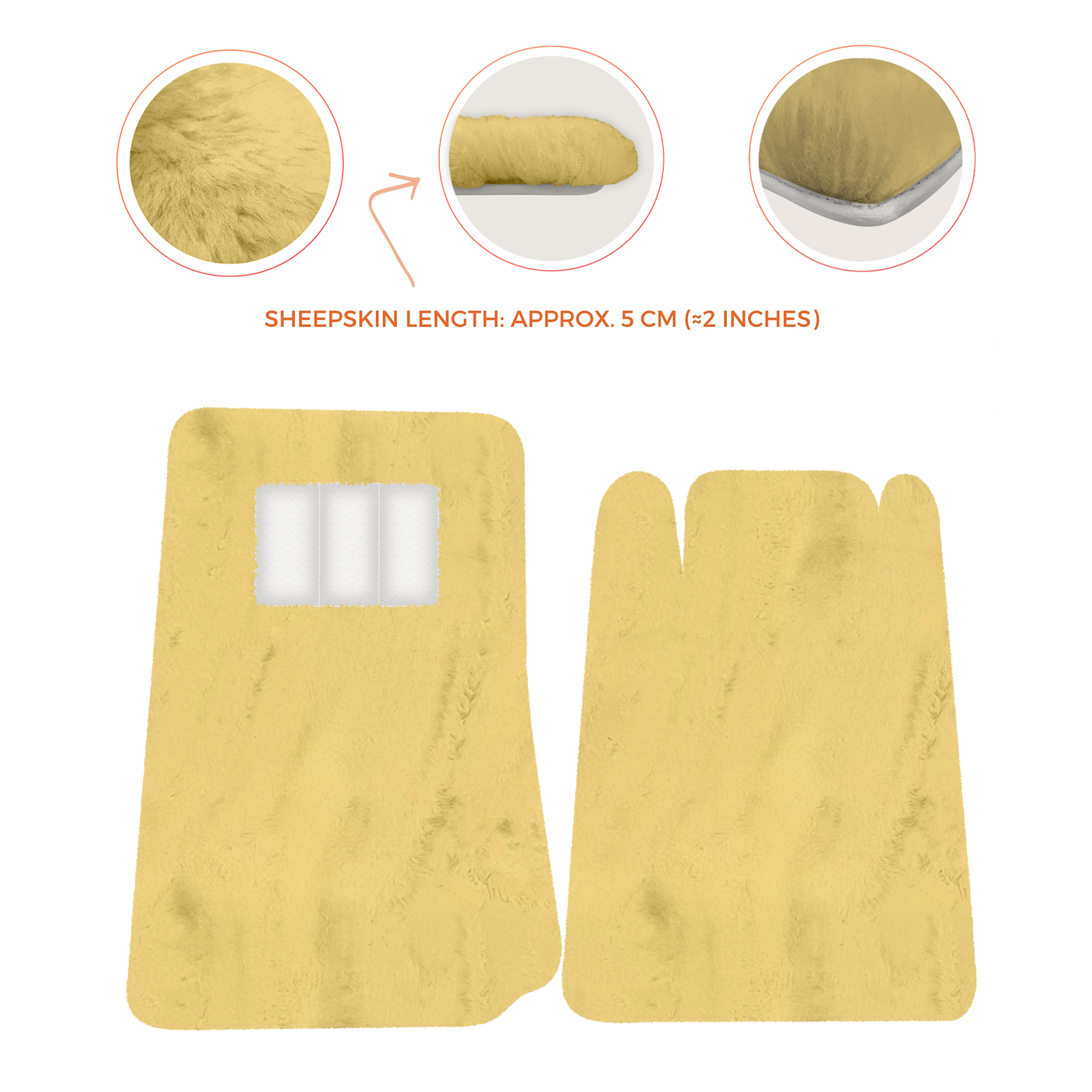 Lamborghini Jalpa Sheepskin Floor Mats (1981-1988) - Premium Luxury