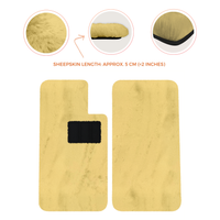 Premium Sheepskin Floor Mats for Aston Martin V8 Virage (1989-1995) Coupe