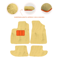 Premium Sheepskin Floor Mats for Bentley Continental GT (2003-2011)