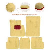 Premium Sheepskin Floor Mats for Ferrari 296 GTS (2022-2025)