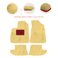 Premium Sheepskin Floor Mats for Bentley Continental GT (2003-2011)