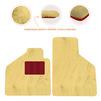 Premium Sheepskin Floor Mats for Lamborghini Aventador (2012-2022)