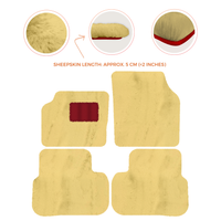 Luxury Sheepskin Floor Mats for Aston Martin V8 Coupe (1996-2000)