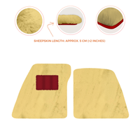 Premium Sheepskin Floor Mats for Ferrari 296 GTS (2022-2025)