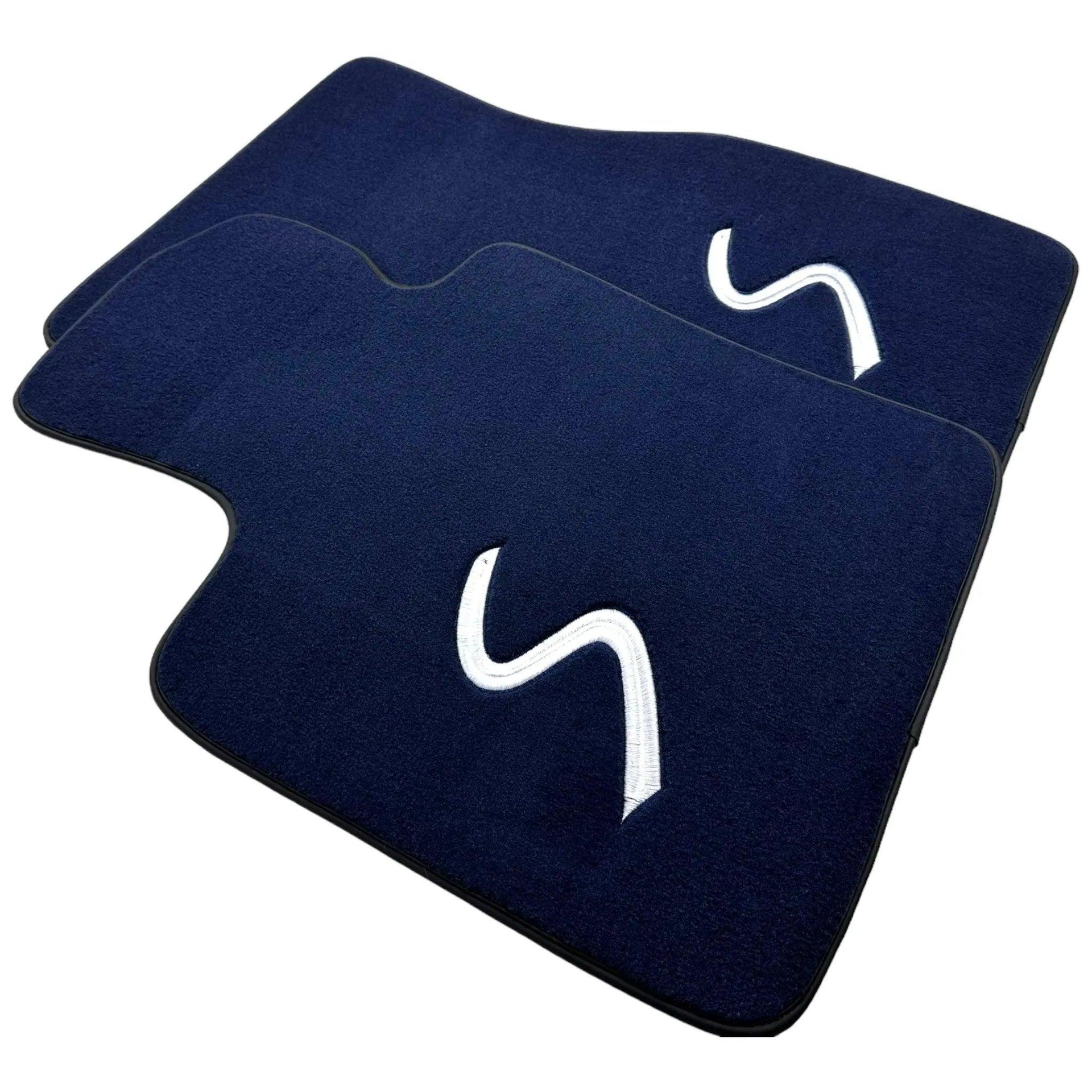 Dark Blue Floor Mats for Mini Cooper / One Electric (2020-2023) - AutoWin