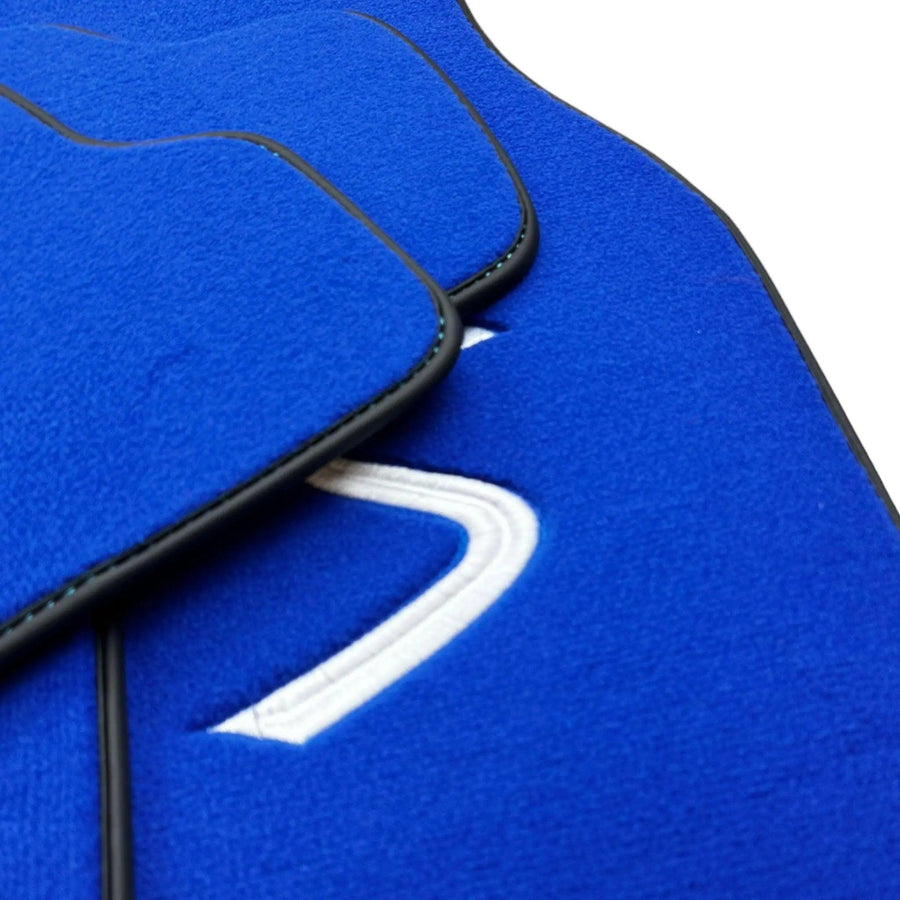 Blue Floor Mats for Mini Cooper / One F56 3-Doors (2014-2023) - AutoWin