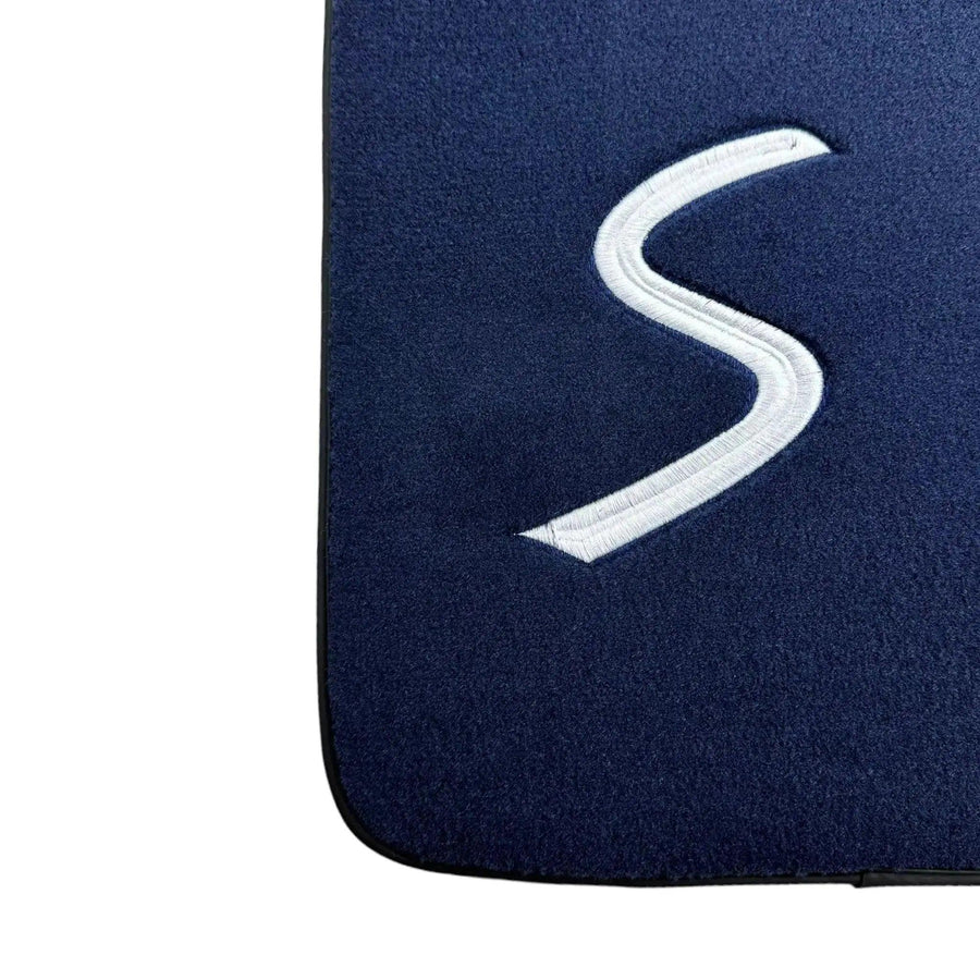Dark Blue Floor Mats for Mini Cooper / One R56 (2007-2014) - AutoWin