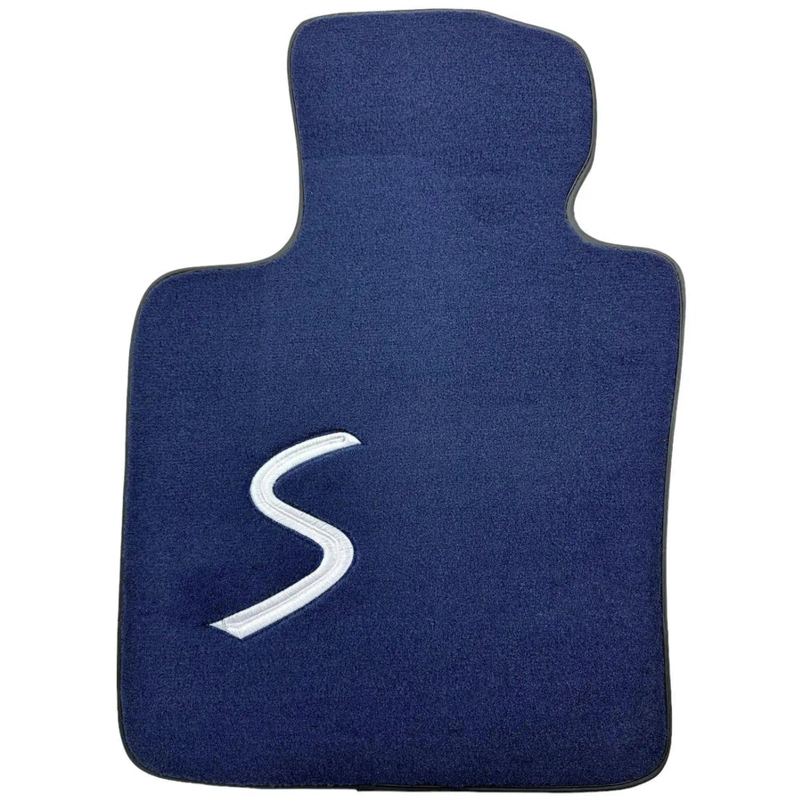 Dark Blue Floor Mats for Mini Cooper / One R56 (2007-2014) - AutoWin