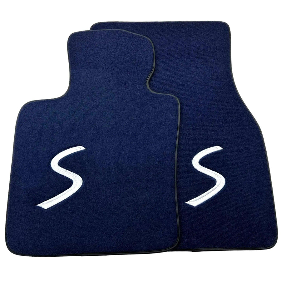 Dark Blue Floor Mats for Mini Cooper / One R56 (2007-2014) - AutoWin