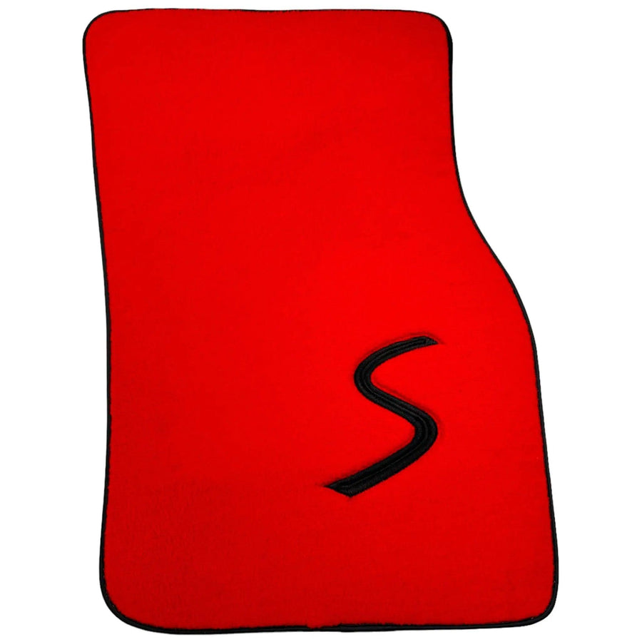 Red Floor Mats for Mini Cooper / One R56 (2007-2014) - AutoWin