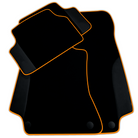 Customizable Black Floor Mats For Mercedes Benz E-Class S210 Estate (1996-2003)